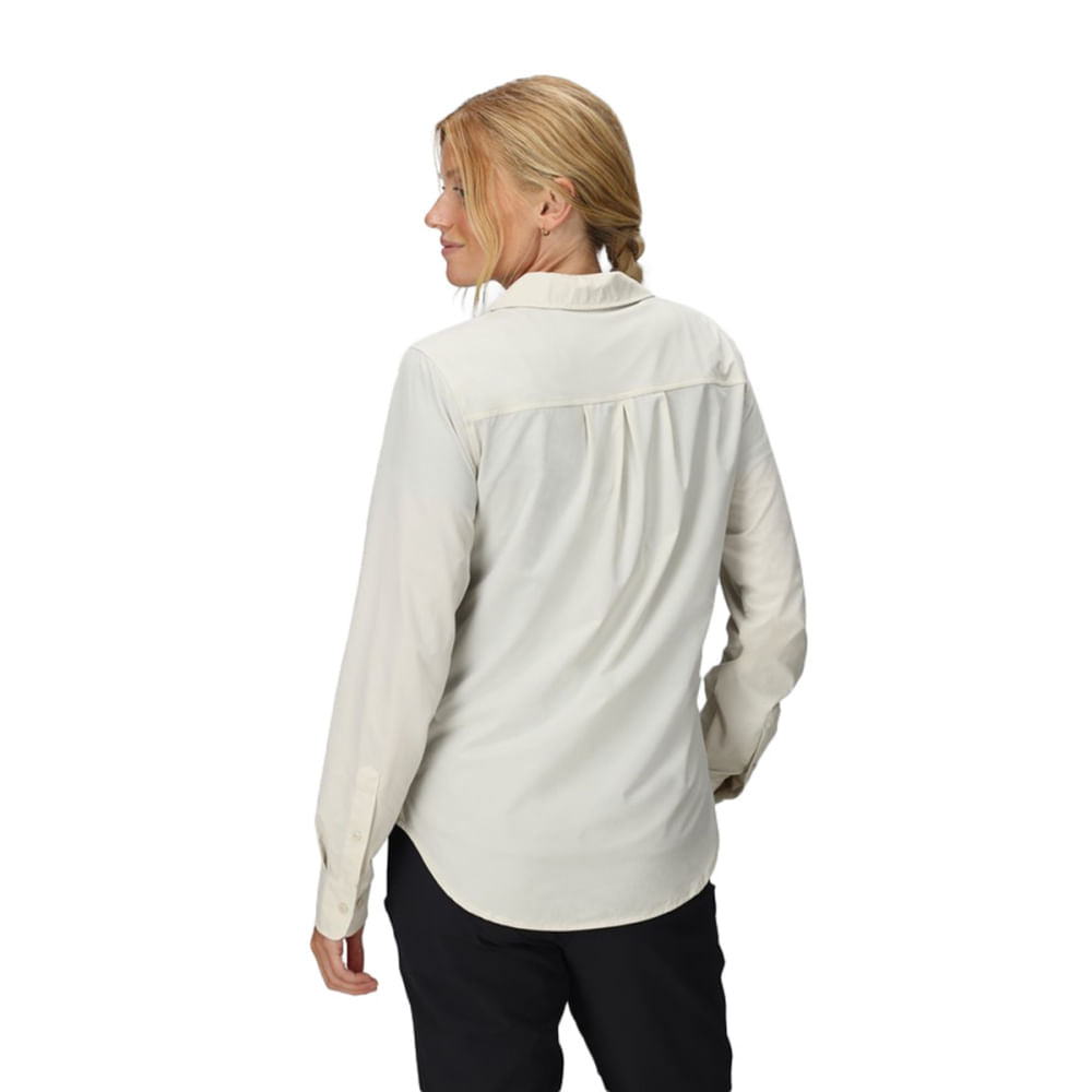 Outdoor Research Womens Astroman L/S Sunshirt Tops in Grey Color