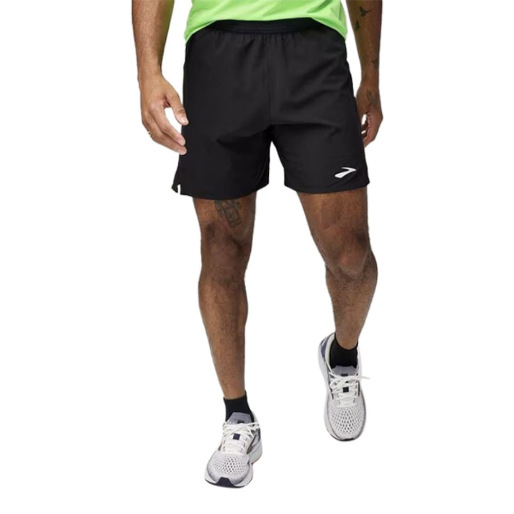 Brooks Mens Journey 7 Short in Blue Color