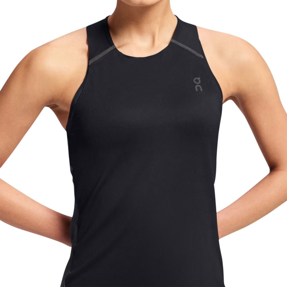 On Womens Performance Tank Tops in Black Color