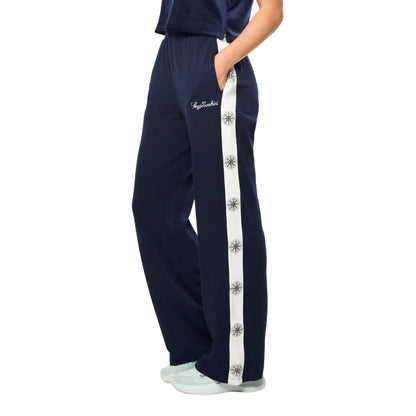 Sergio Tacchini Womens Bussola Track Pant in Blue Color