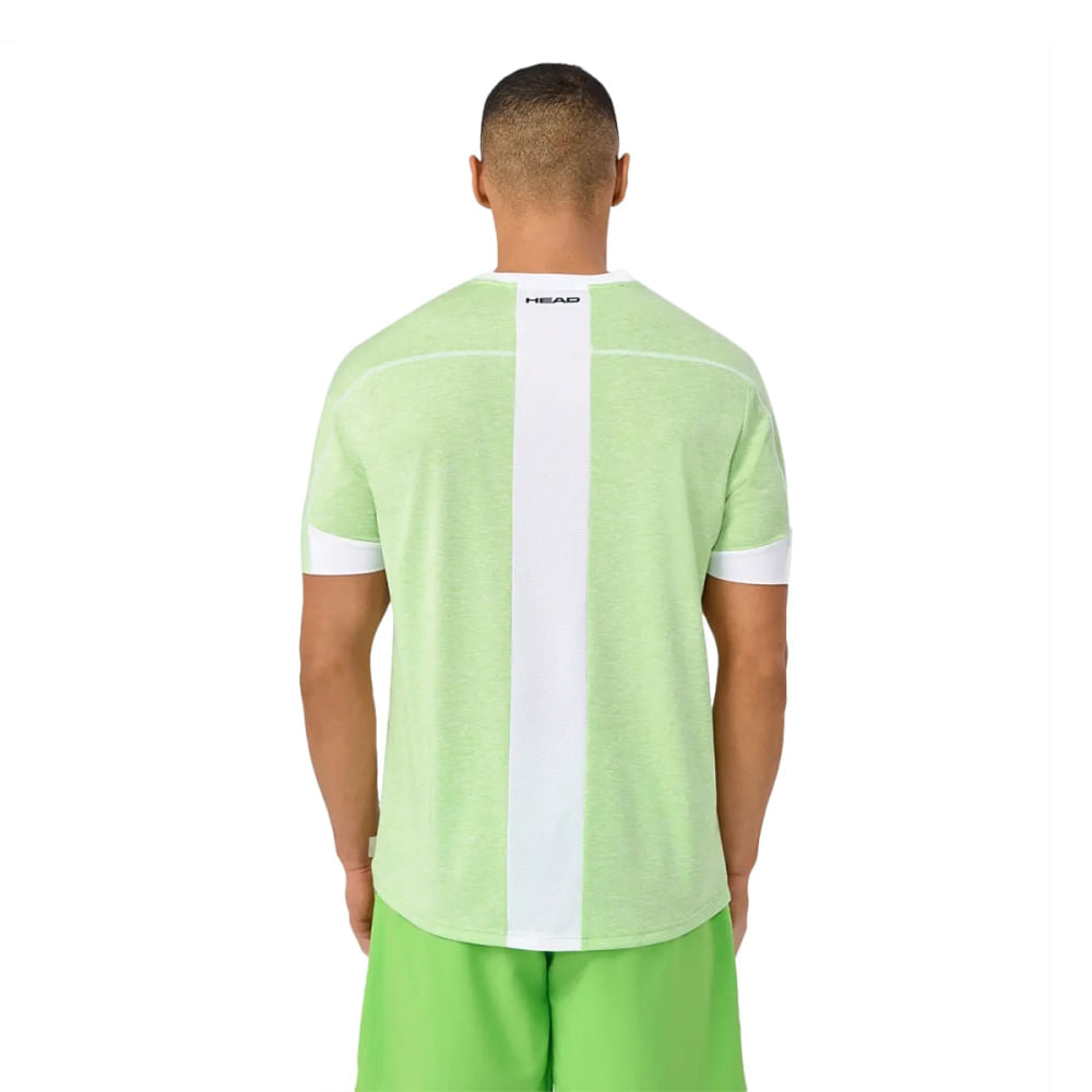 Head Mens Play Tech T-Shirt Men Tops in Green Color