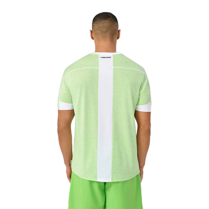 Head Mens Play Tech T-Shirt Men Tops in Green Color