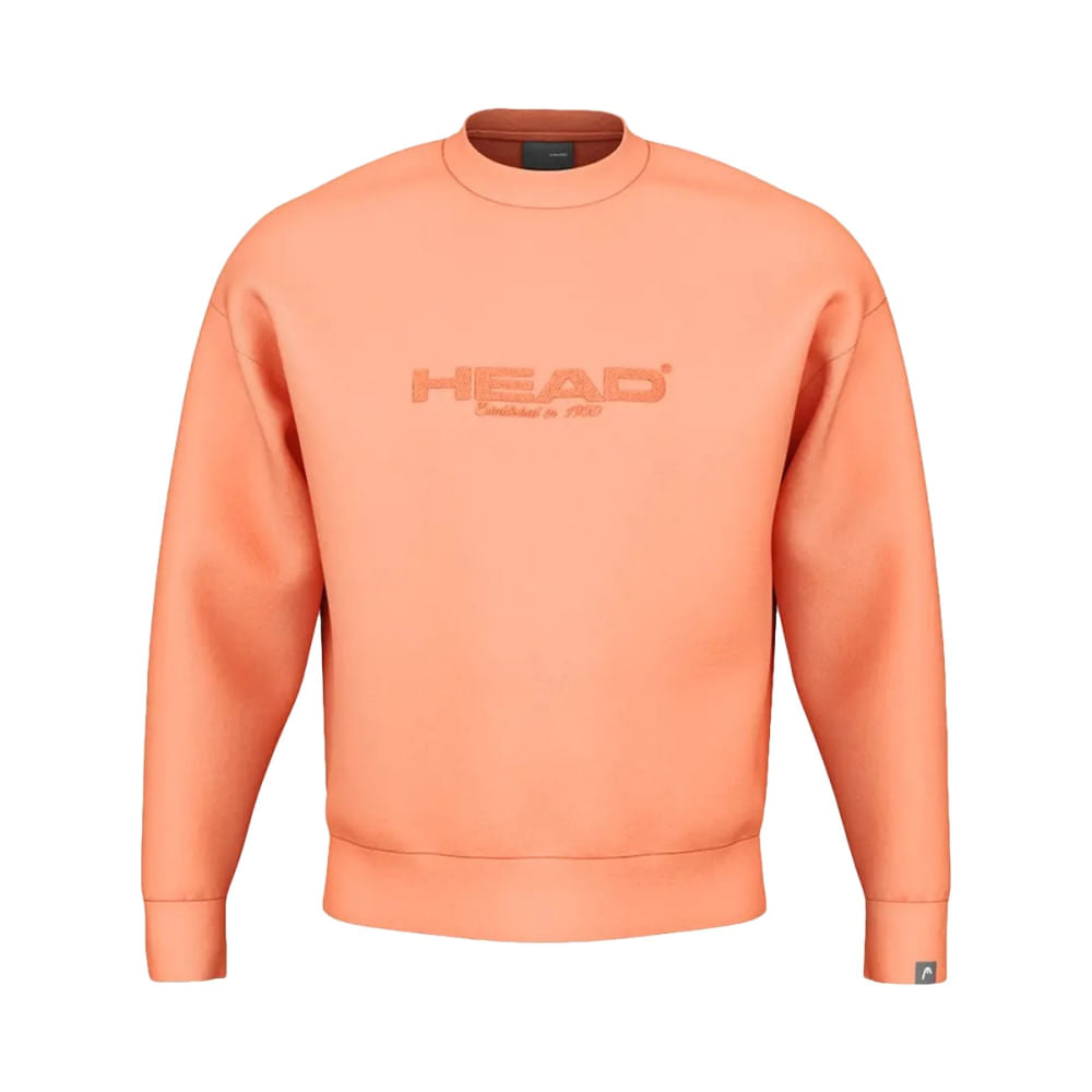 Head Womens Motion Crewneck Unisex in Orange Color