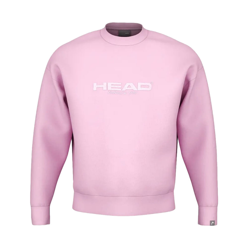 Head Womens Motion Crewneck Unisex in Pink Color