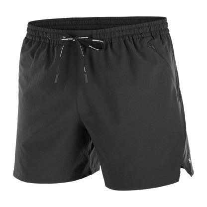 Salomon Mens Shkout 5 Shorts M Shorts in Black Color