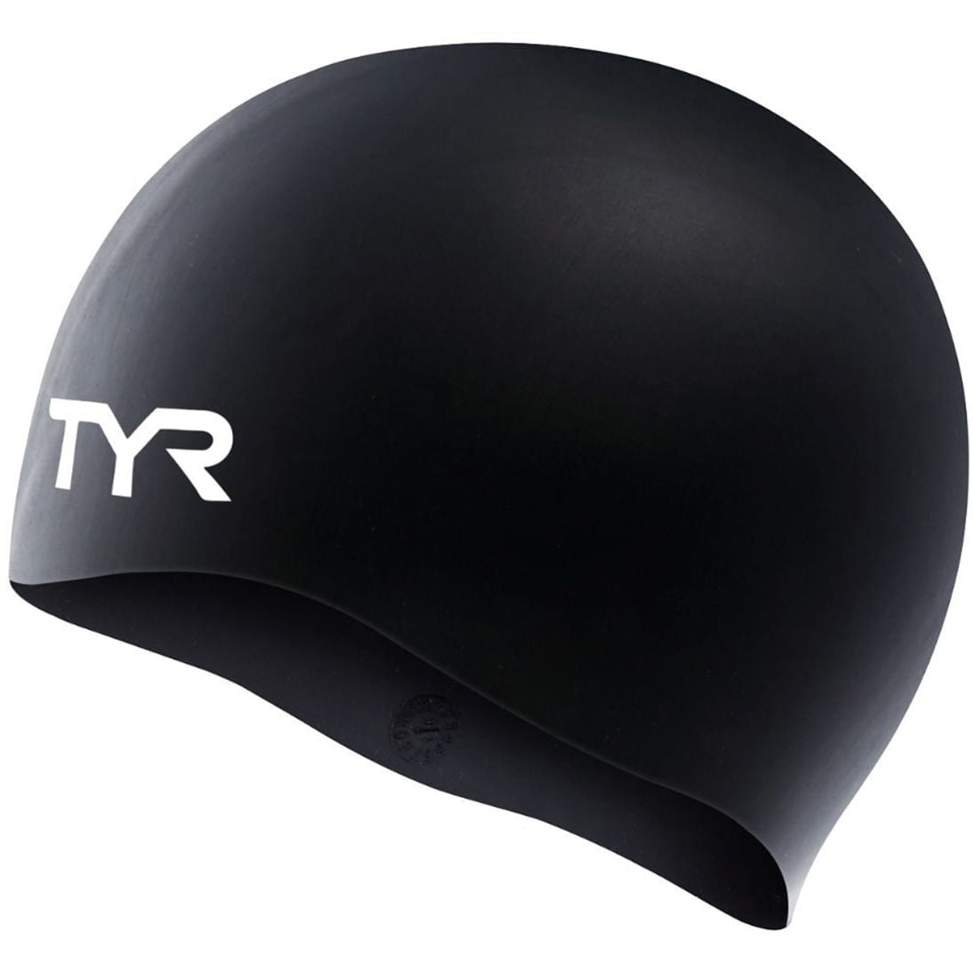 Tyr Silicone Kids Racer Swimming Caps in Black Color