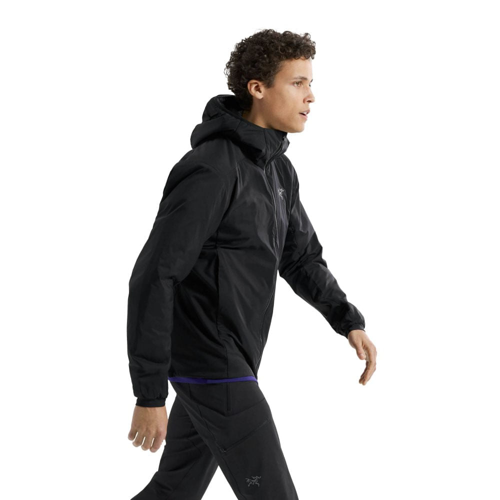 Arc'Teryx Mens Atom Hoody M Midlayer in Black Color