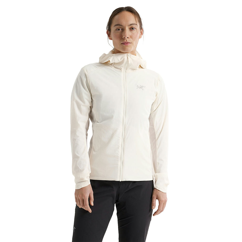 Arc'Teryx Womens Atom SL Hoody W Midlayer in White Color