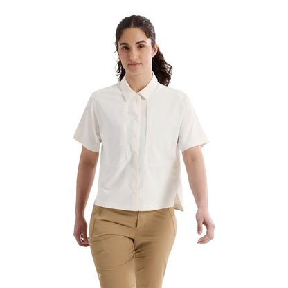 Arc'Teryx Womens Sima Shirt short sleeve W Tops in White Color