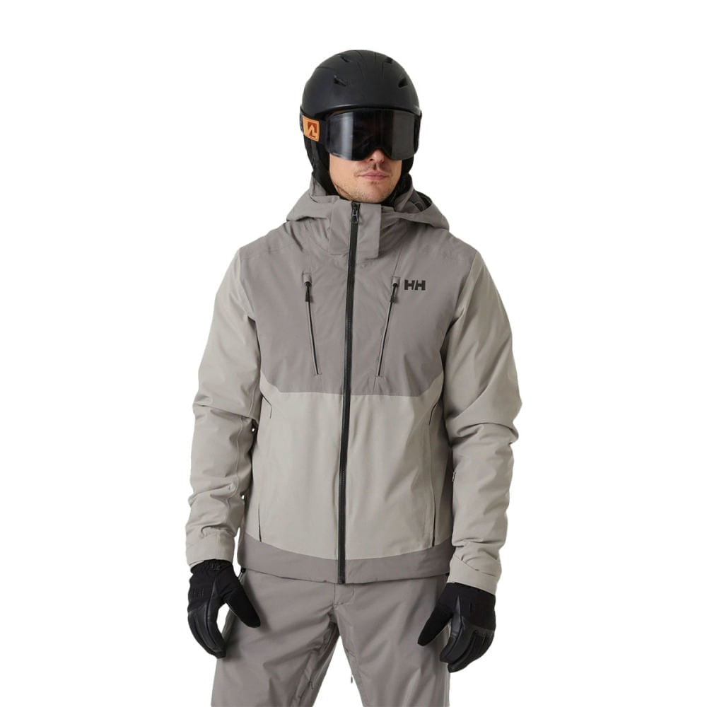Helly Hansen Mens Alpha 4.0 Piste Jkt Skiing & Snowboarding Jackets in Grey Color