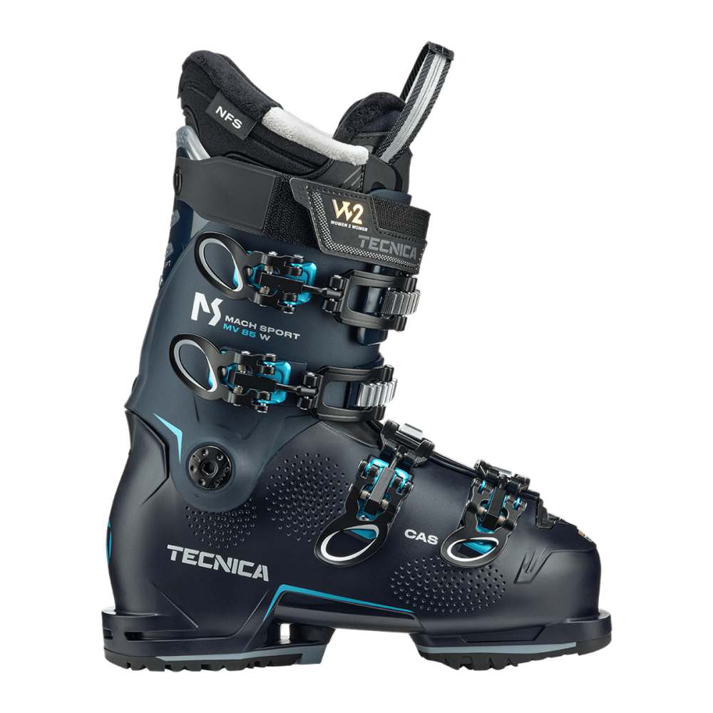 Tecnica Womens Mach Sport Mv 85W 25/26 Ski Boots in Blue Color