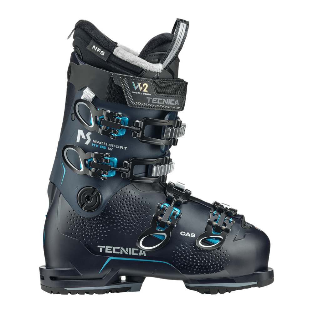 Tecnica Womens Mach Sport Hv 85W 24/25 Ski Boots in Blue Color