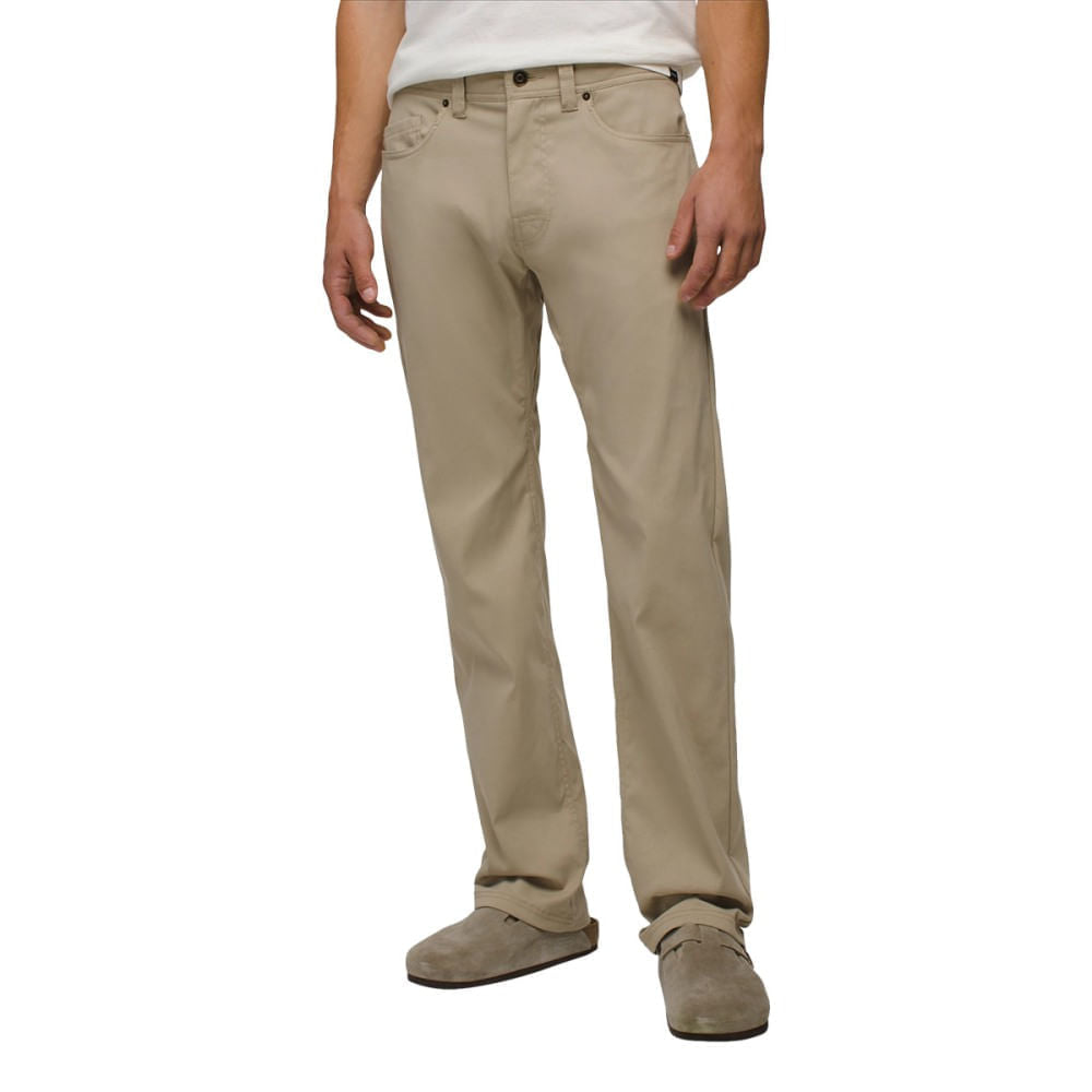 Prana Mens Brion Pant in Khaki Color