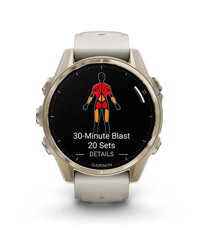 FENIX 8 43MM AMOLED SAPH | SFTGLD/FOG