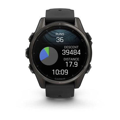 FENIX 8 43MM AMOLED SAPH | CRBNGRY/TI