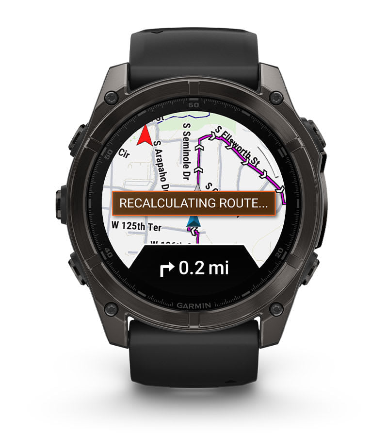 Garmin Fenix 8 - 43Mm Amoled Smart Watch W/ Sapphire Crystal Lens