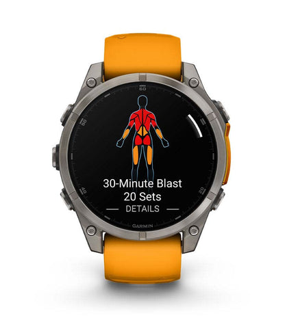 FENIX 8 51MM AMOLED SAPH | TI/BARE/GR