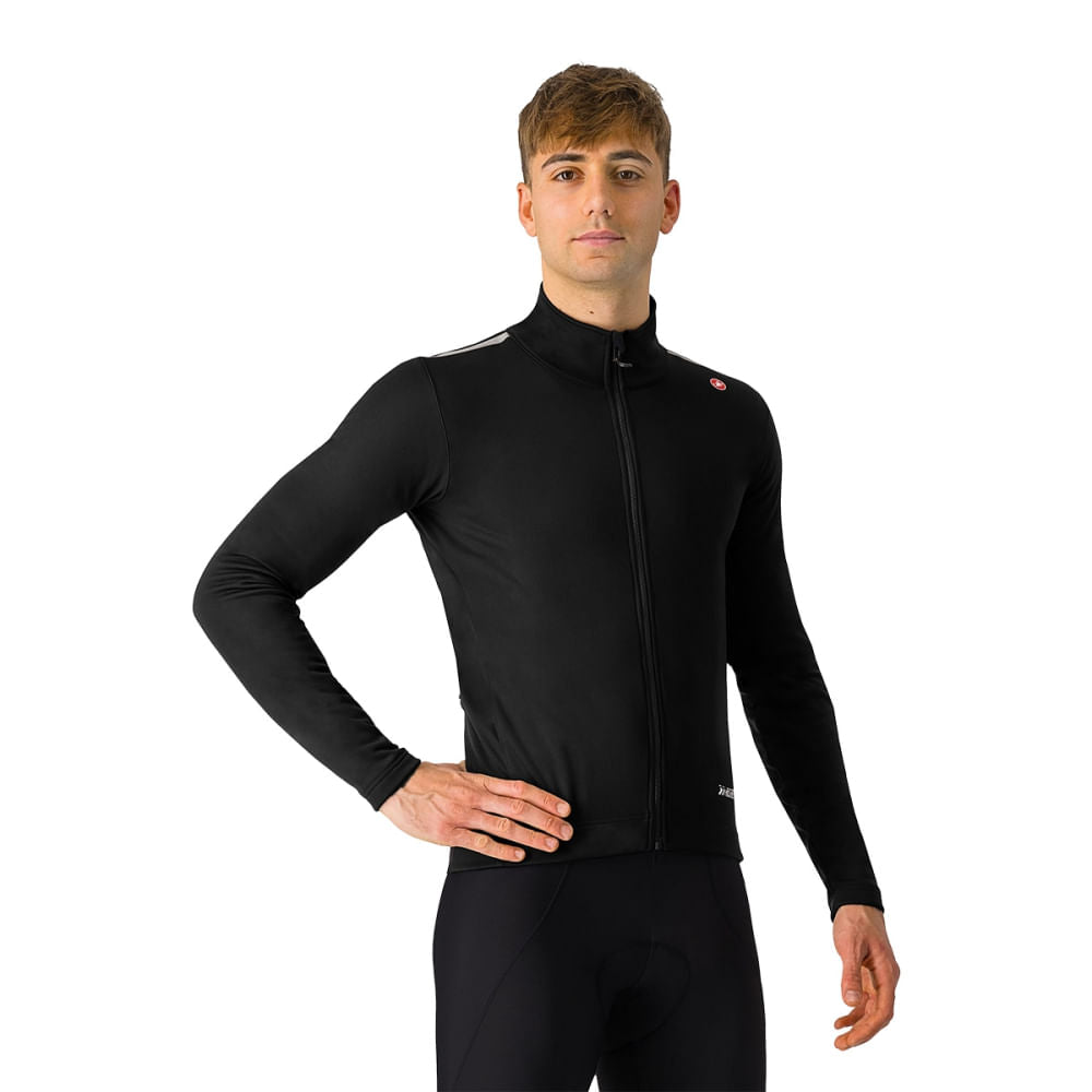 Castelli Mens Espresso Air Jacket Cycling Jackets in Red Color