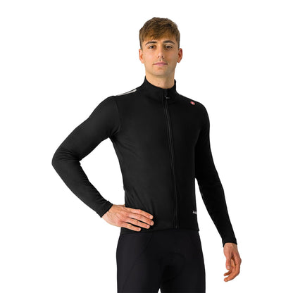 Castelli Mens Espresso Air Jacket Cycling Jackets in Red Color