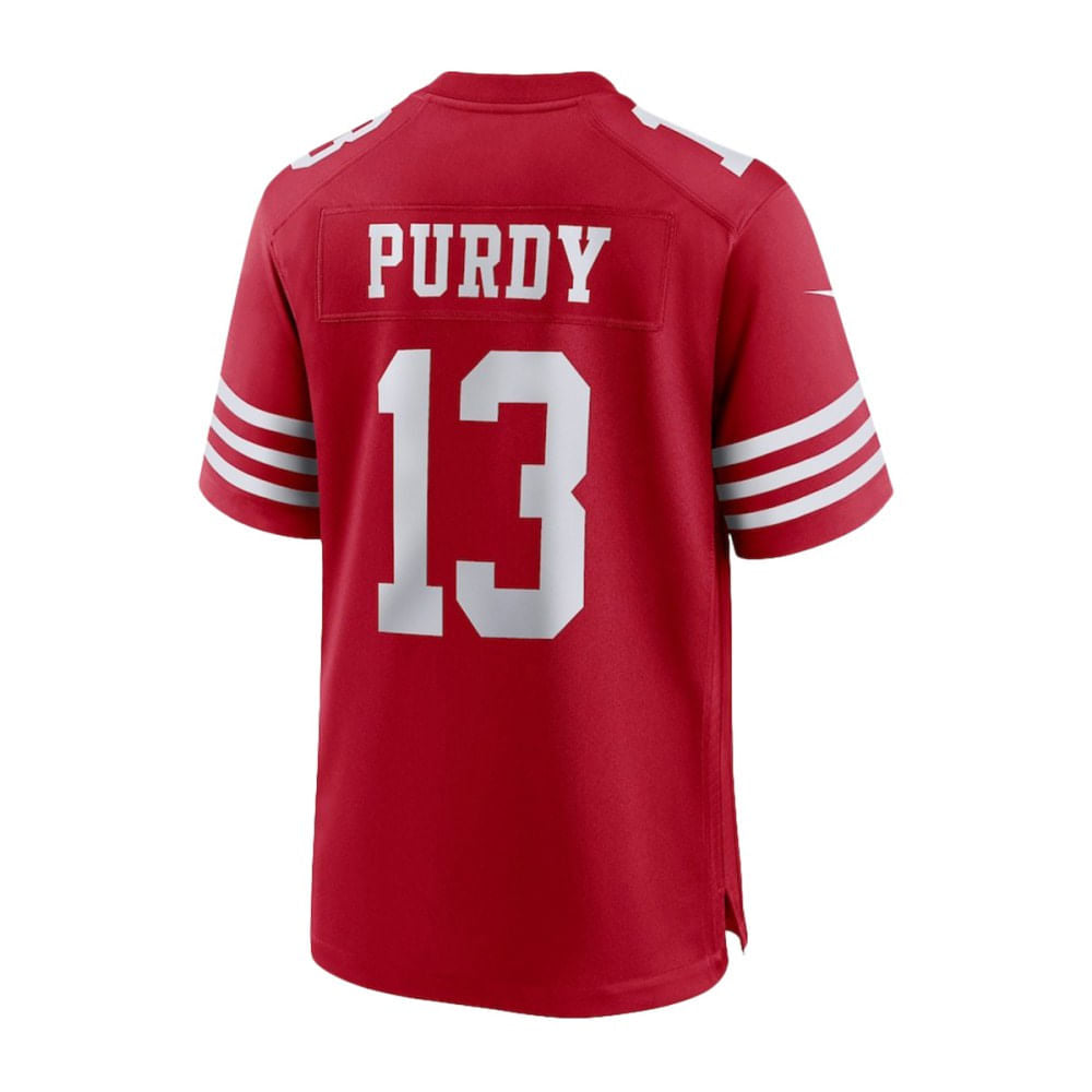 Nike Mens Brock Purdy San Francisco 49Ers Home Jersey | RED