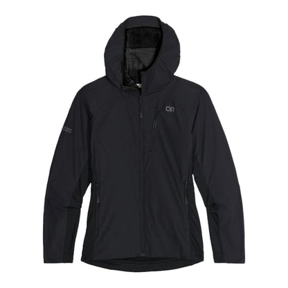 Outdoor Research Womens Deviator Hoodie Midlayer in Black Color