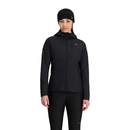Outdoor Research Womens Deviator Hoodie Midlayer in Black Color