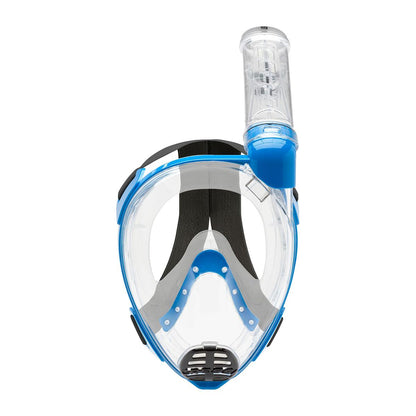Cressi Unisex Baron Cntr M/L Mask Snrkl Scuba Equipment in Blue Color