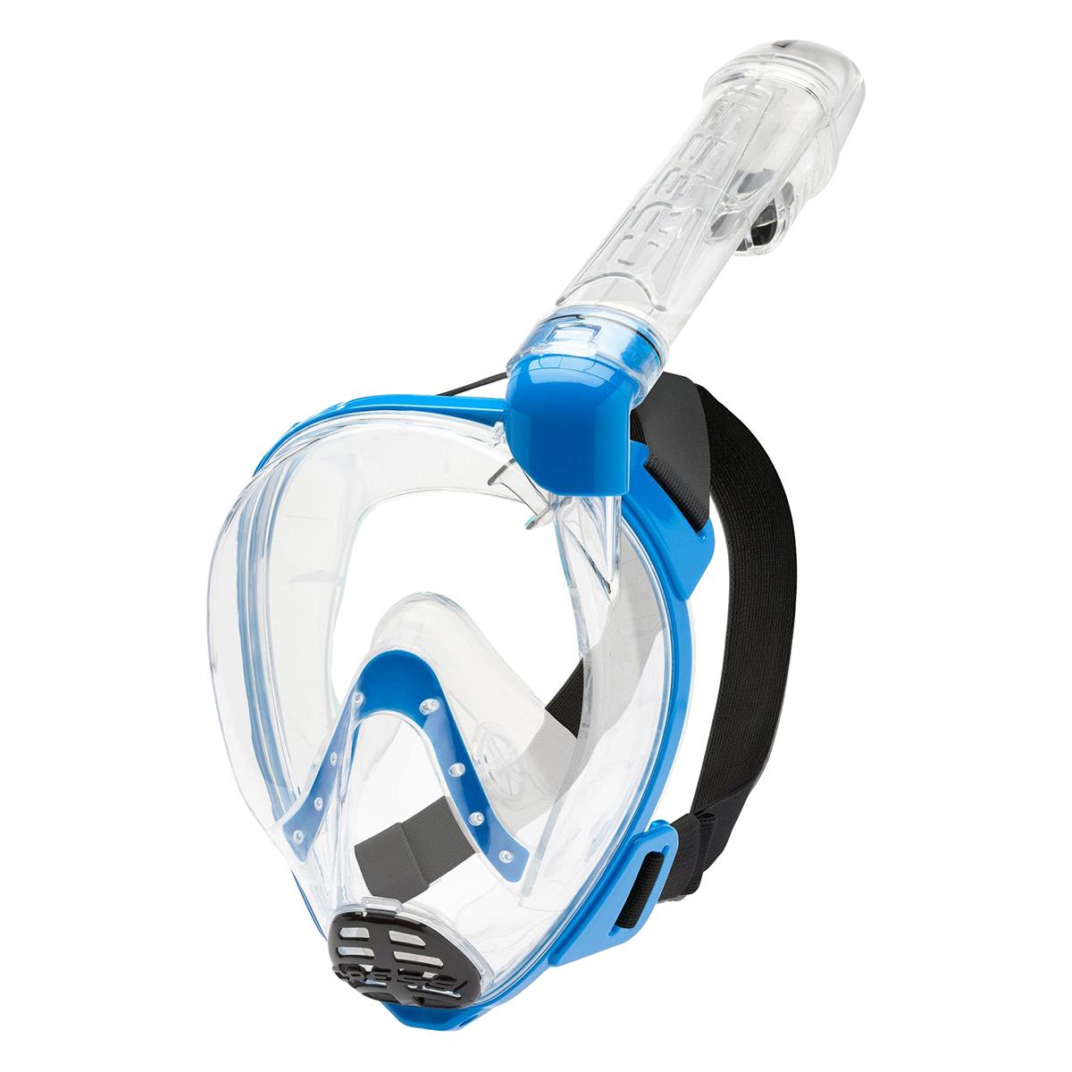 Cressi Unisex Baron Cntr M/L Mask Snrkl Scuba Equipment in Blue Color