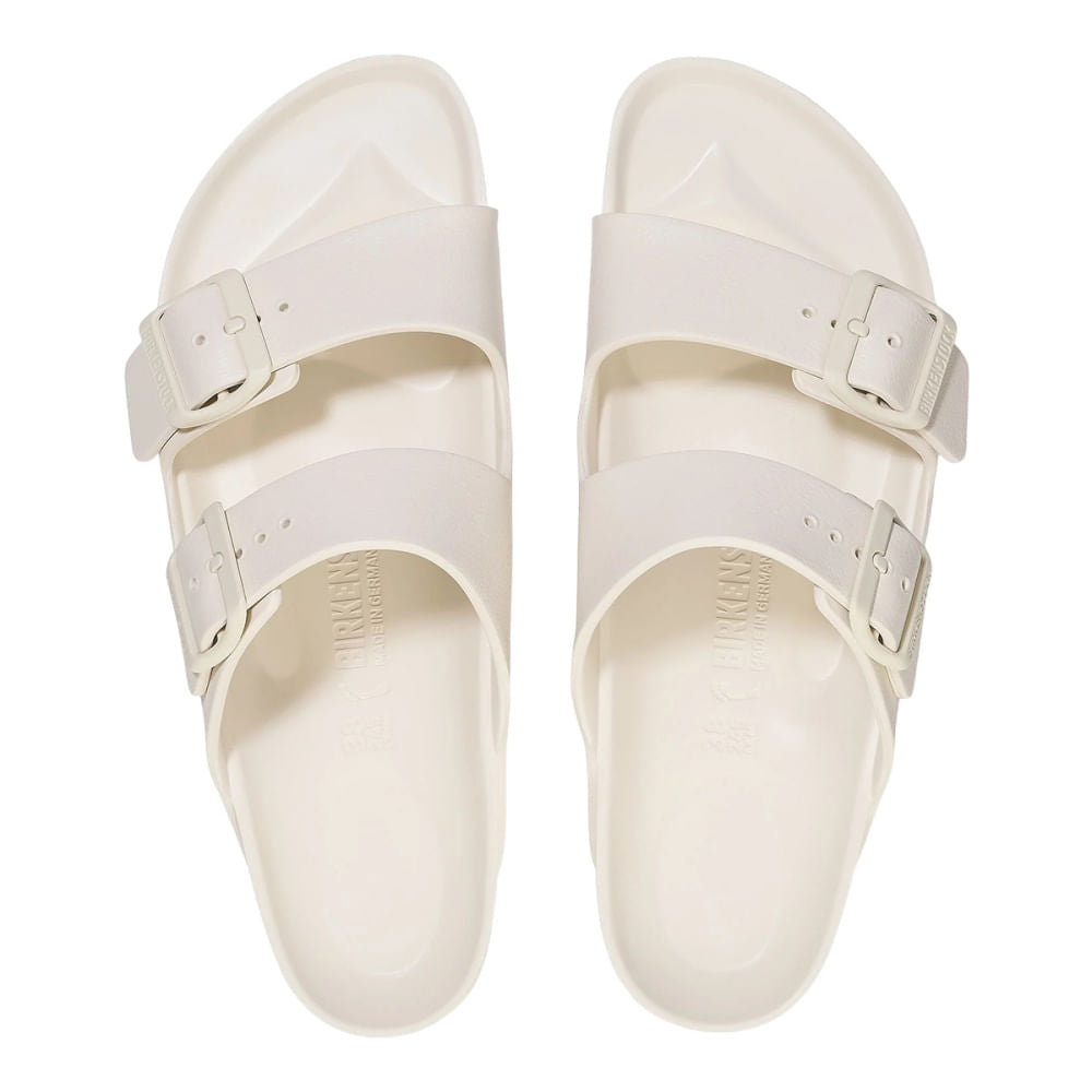Birkenstock Womens Arizona Big Buckle Water Shoes in White Color