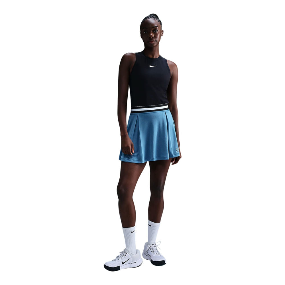 Nike Womens Heritage Skirt in Blue Color