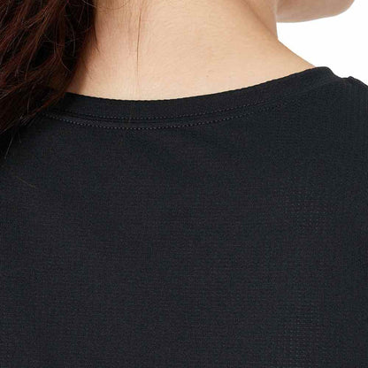 Nike Womens Team Victory Top short sleeve Tops in Black Color