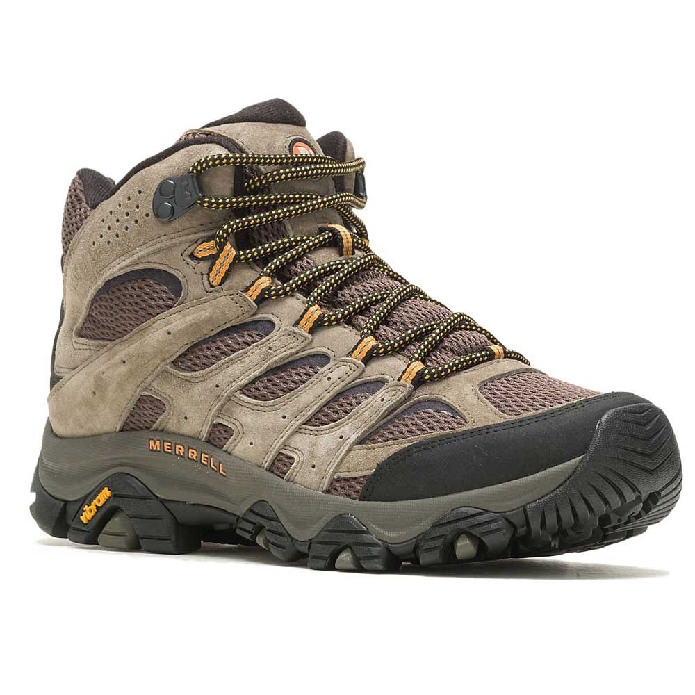 Merrell Mens Moab 3 Mid GORE-Tex Boots in Brown Color