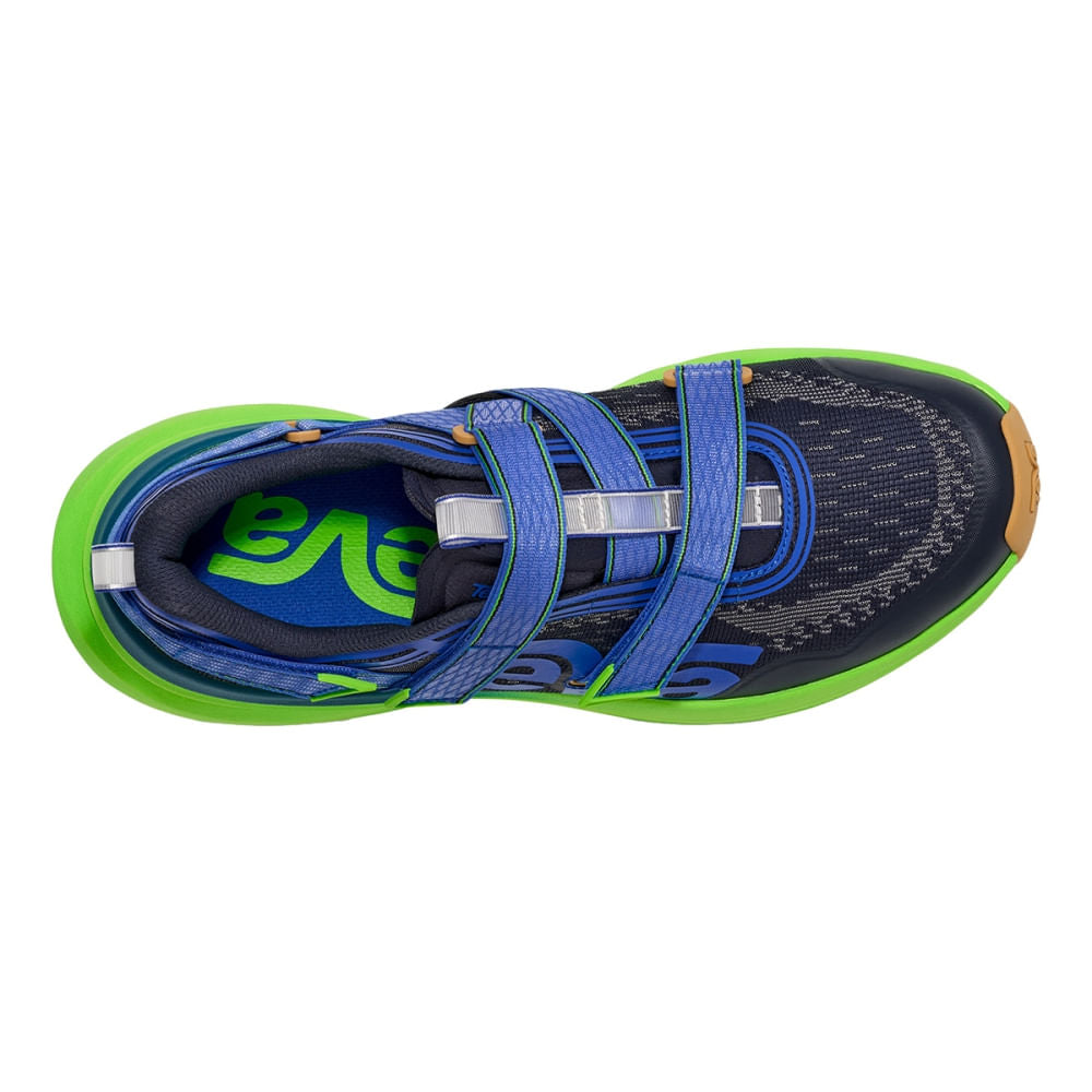Teva Mens Aventrail Shoe Trail Running Shoes in Blue Color
