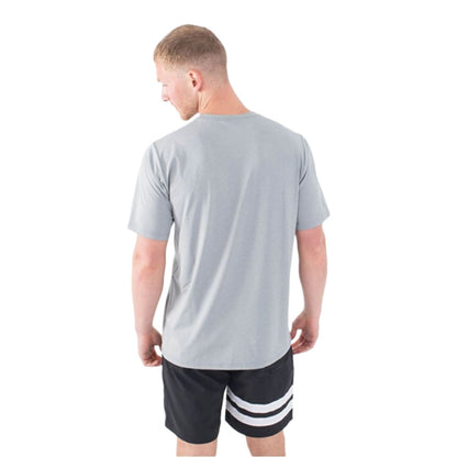 Hurley Mens Hybrid UPF short sleeve Tops in Grey Color