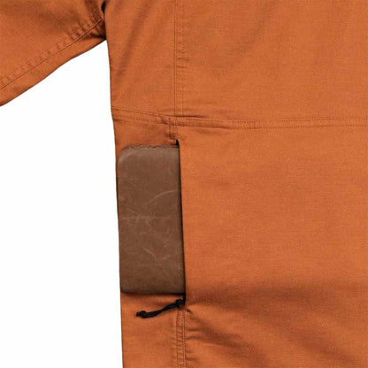 Livsn Mens Forager Jacket Tops in Orange Color