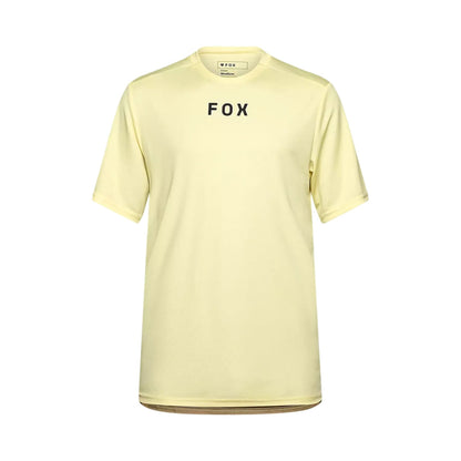 Fox Racing Mens Ranger short sleeve Jersey Wordmar Jerseys in Yellow Color