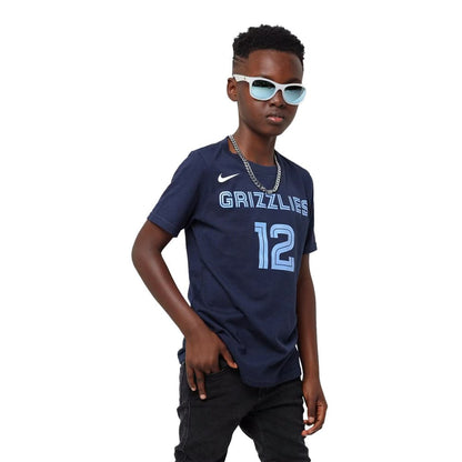 J.MORANT MEM N&N ICON SS | NAVY