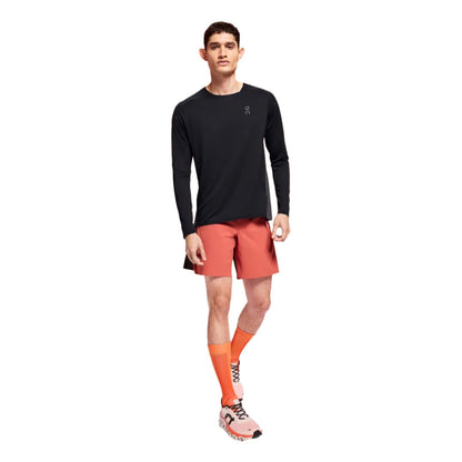 On Mens Performance Long-T Tops in Black Color