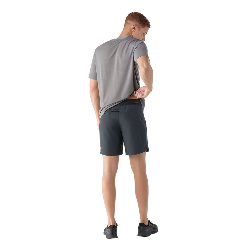 Smartwool Mens Active Lined 7In Short in Black Color