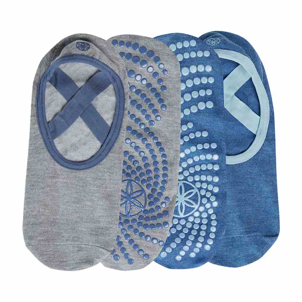 GRIPPY YOGA SOCKS 2PK | HIGH TIDE