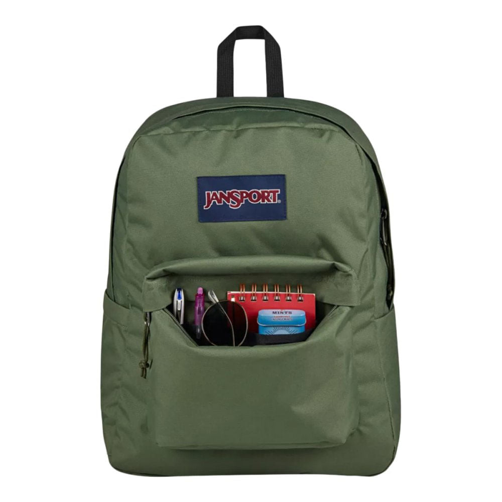 JanSport Superbreak Plus Backpack | CARGO GREEN – Paragon Sports