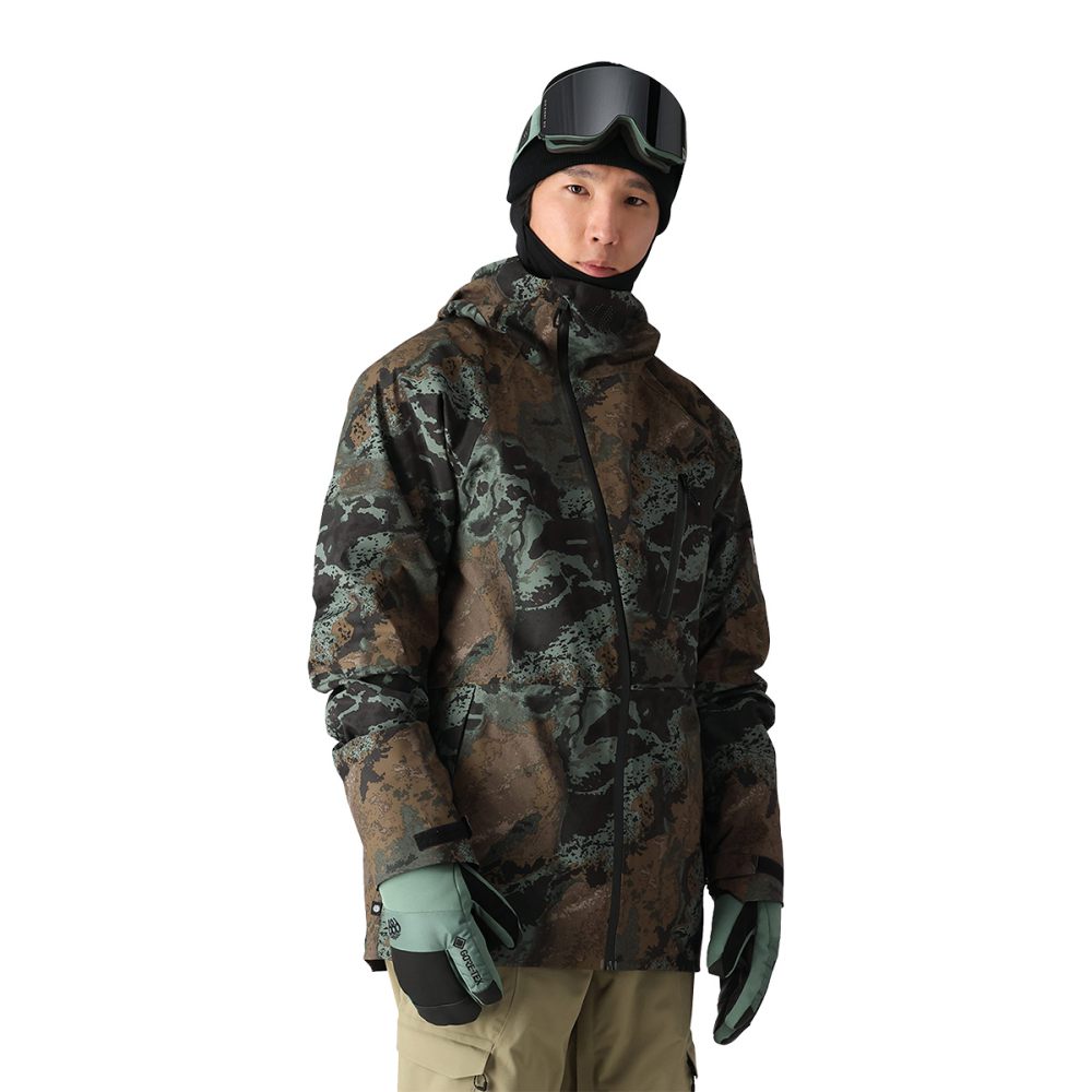 686 Outerwear Mens Hydra Thermagrap Jk Skiing & Snowboarding Jackets in Green Color