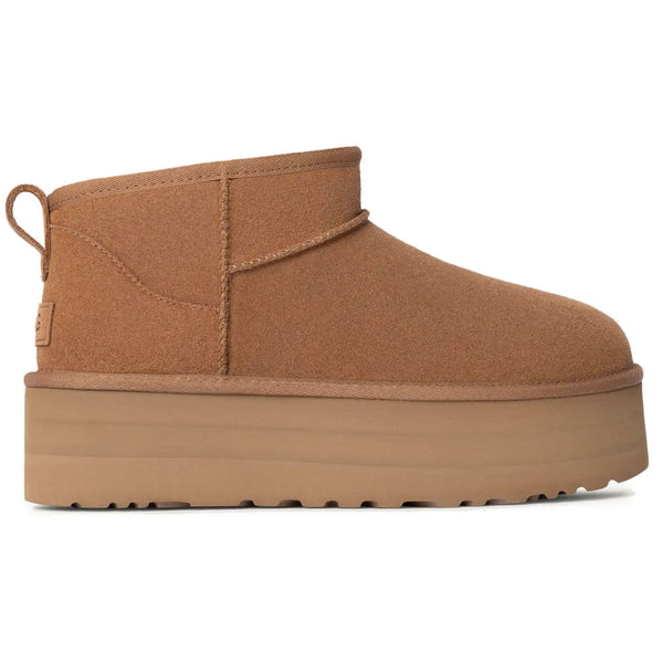 UGG Womens Classic Ultra Mini Platform Boots | CHESTNUT – Paragon