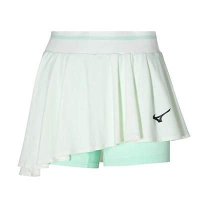 Mizuno Womens Printed Flying Skirt in White Color