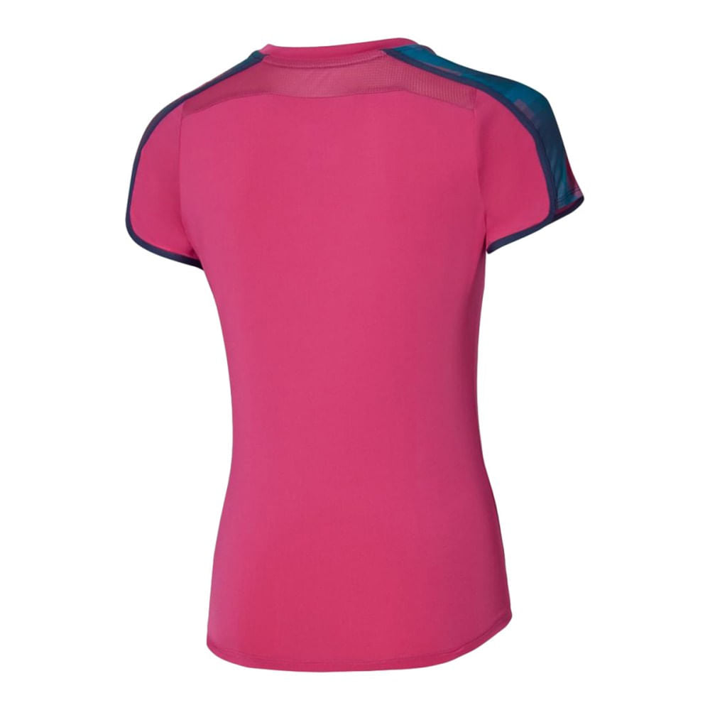Mizuno Womens Printed T-Shirt | FUCHSIA – Paragon Sports
