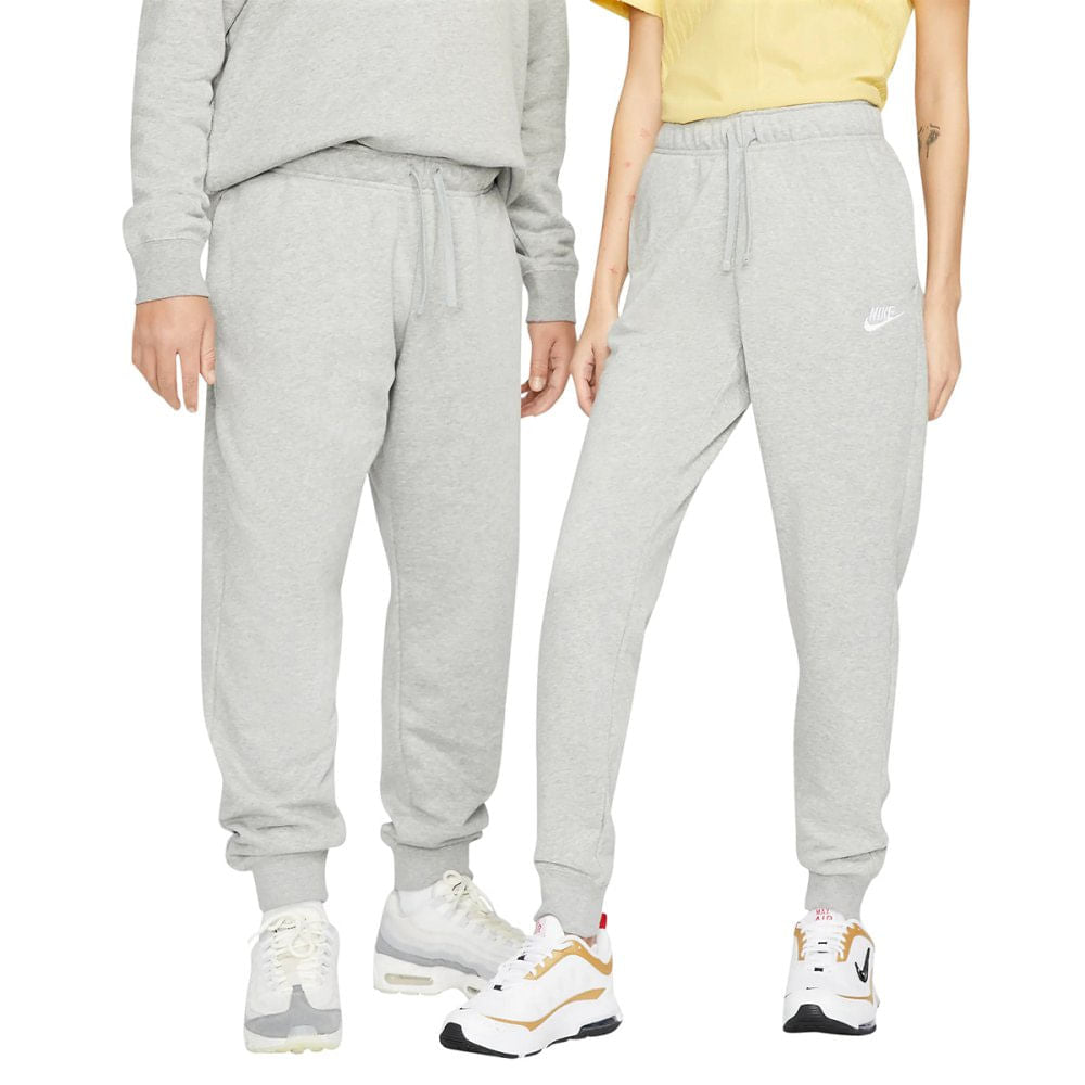Nike Womens Sportswear Club Fleece Pants in Grey Color
