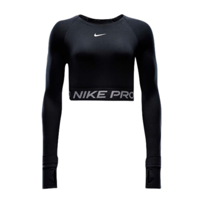 W PRO CROPPED LS | 010-BLACK/