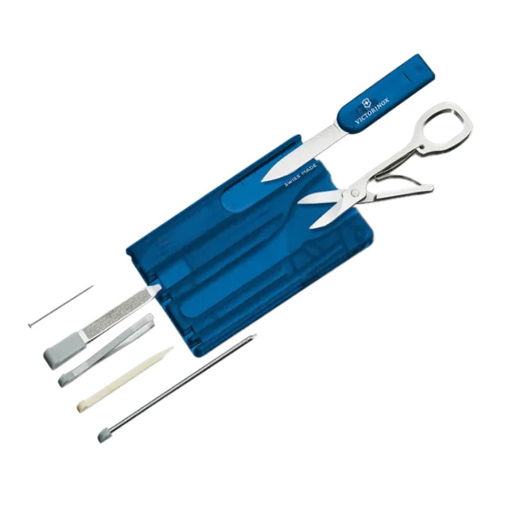Victorinox Swiss Army Unisex Swiss Card Classic Saphir Multi-Tools in Blue Color