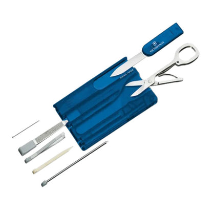 Victorinox Swiss Army Unisex Swiss Card Classic Saphir Multi-Tools in Blue Color