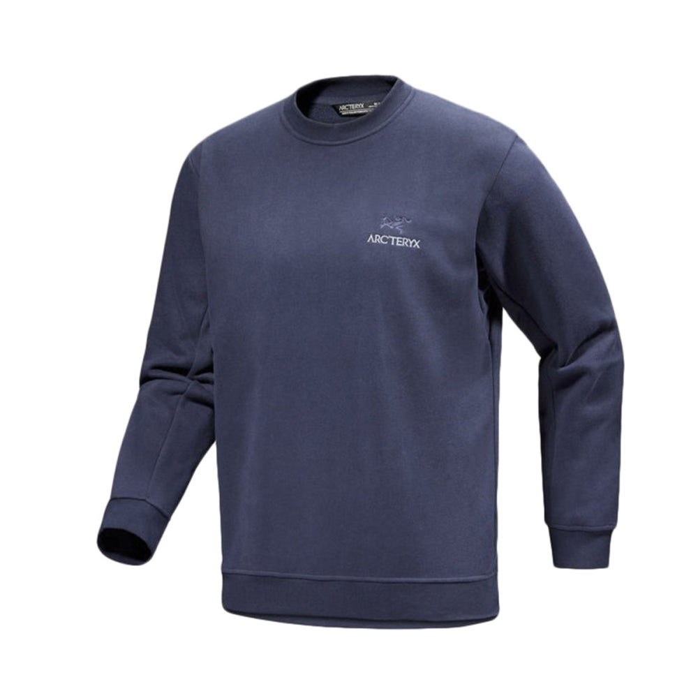 EMBLEM FLEECE CREW M | BLACK SAPP